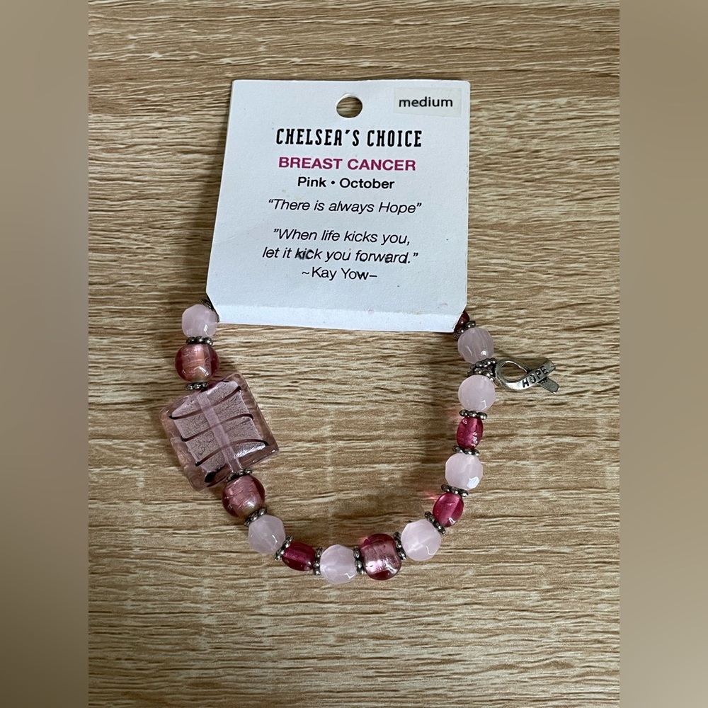 Pink Beaded Bracelet